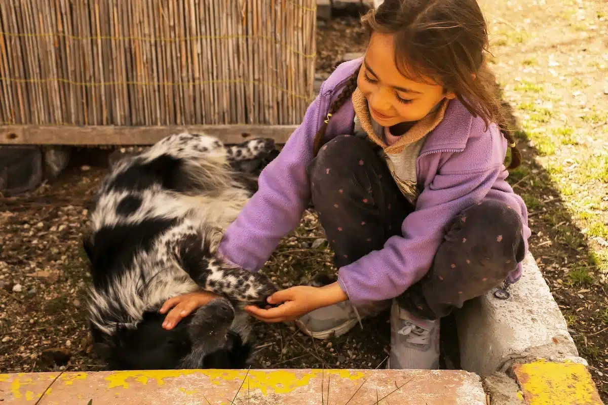 enfants animaux