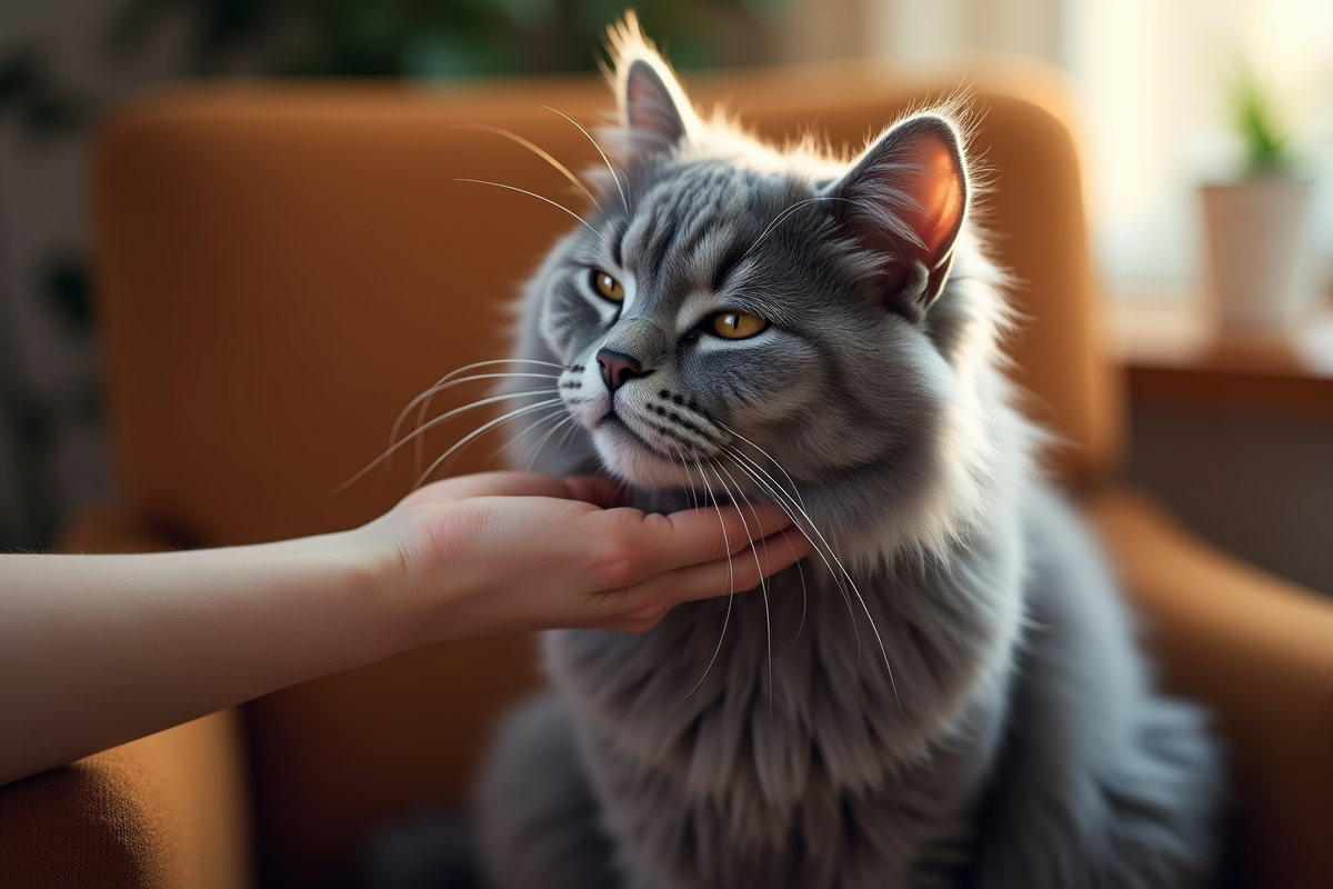 chat heureux