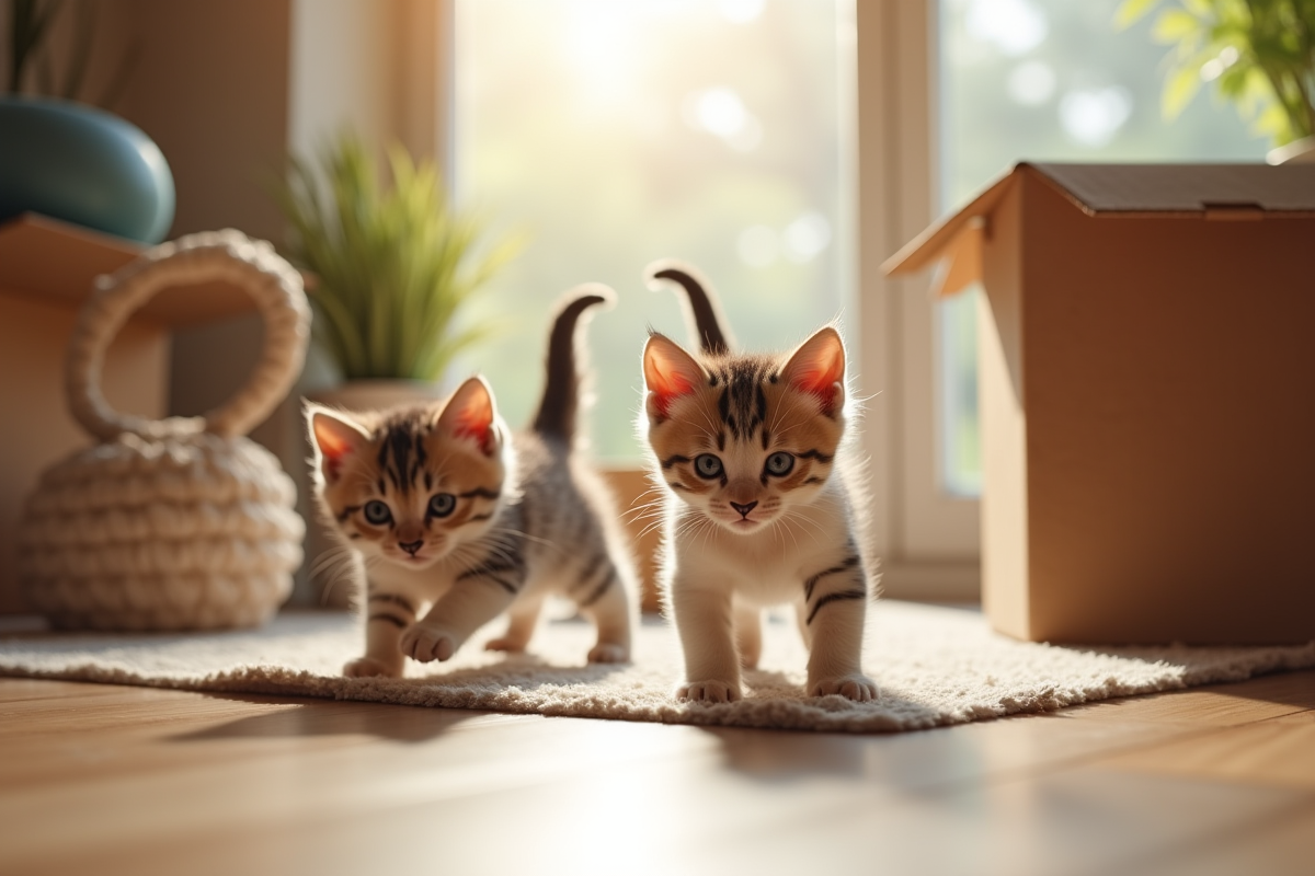 chatons mère