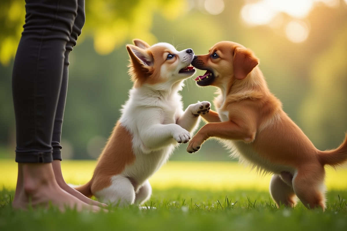chien baiser